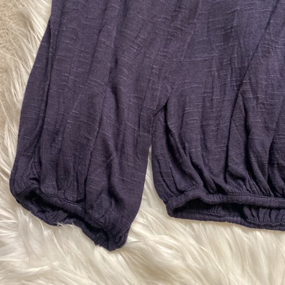 Free People Beaded, Flowey Sleeved Blouse w/ Keyhole neckline on back - Picture 6 of 9